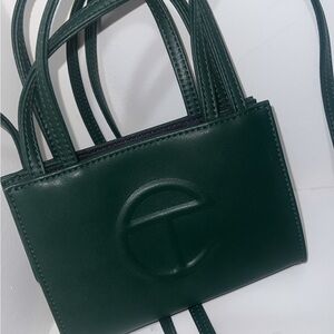 Telfar Dark Olive Shopping Bag (small)
